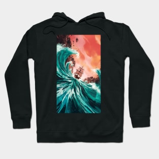 Ship in ocean Hoodie